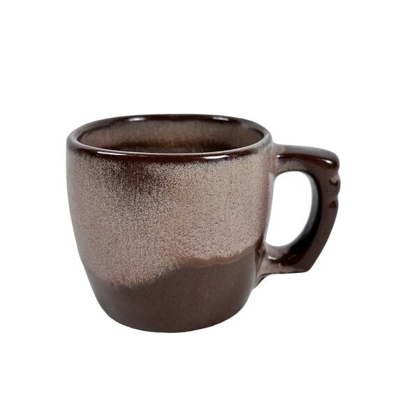 Frankoma 5C Plainsman Brown Satin Coffee Cup Mug VG - Picture 1 of 14